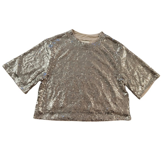 Sparkle Sequin Crop Top – H&M (Size S) - Picture 2 of 5